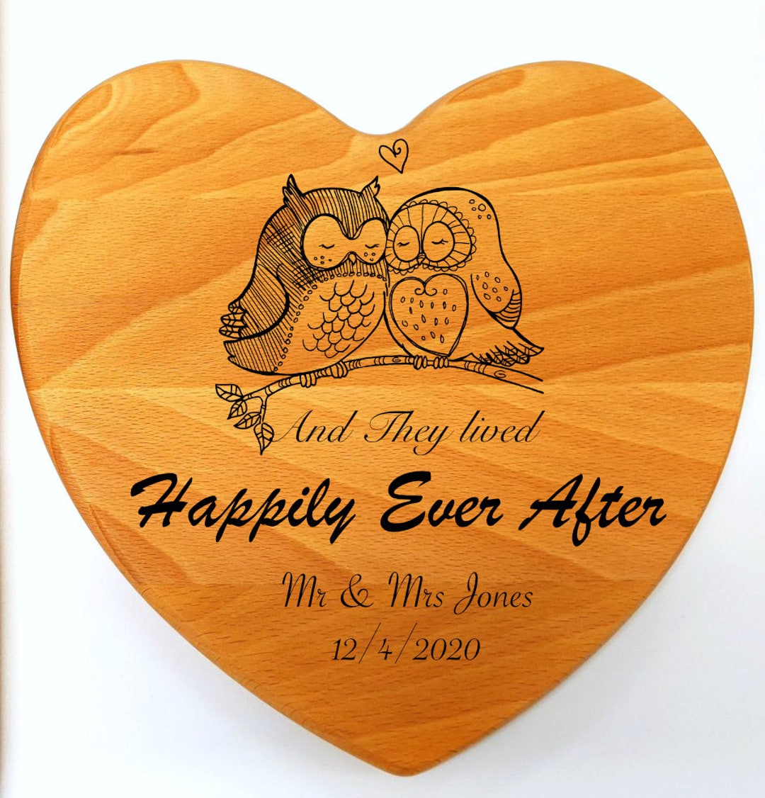 Personalised Engraved Chopping Board Etsy