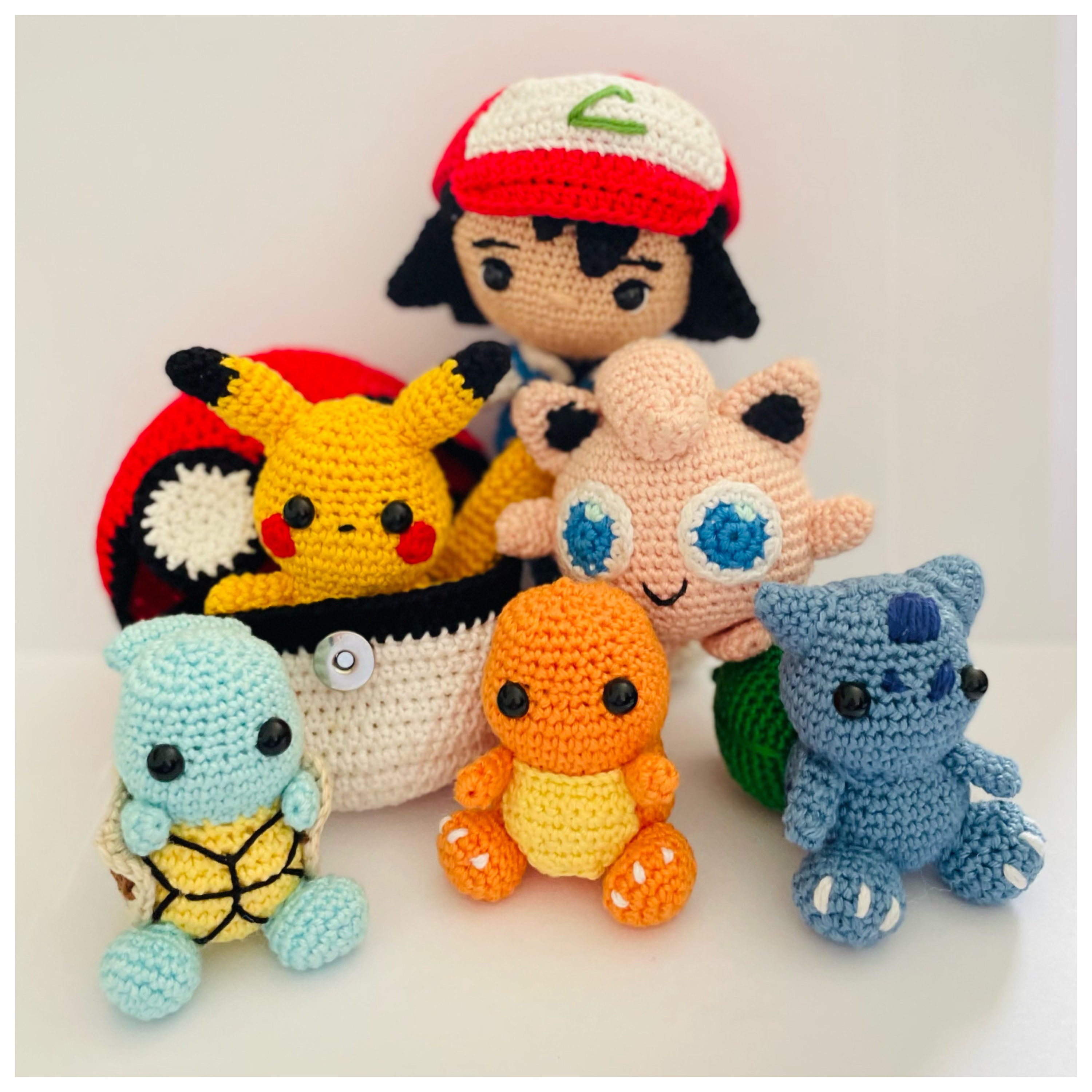 Crochet kit Pokemon PDF Pattern/pattern Amigurumi ENGLISH AND ESPAÑOL 