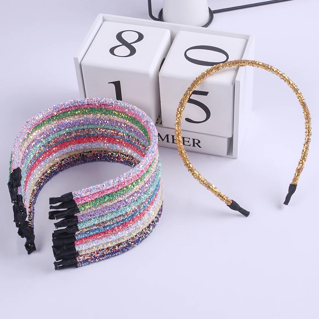 Glitter Headbands Cute Headbands Glittery and Sparkly Etsy