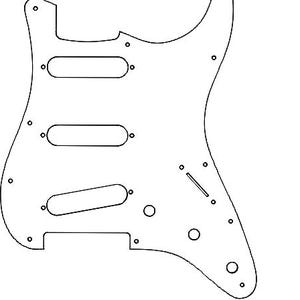 Fire Pattern Stratocaster Pickguard Custom Strat Guitar Upgrade HSS SSS 11-Hole Fender Compatible image 6