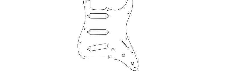 Fire Pattern Stratocaster Pickguard Custom Strat Guitar Upgrade HSS SSS 11-Hole Fender Compatible image 6