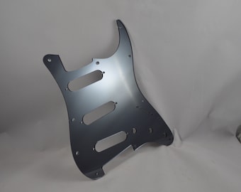 Custom Build Stratocaster Pickguard Grey Mirror Acrylic