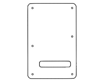 Stratocaster back plate.