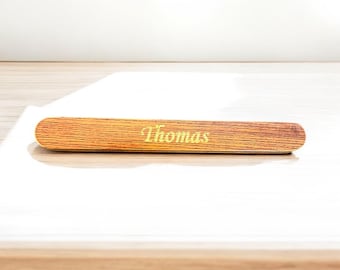 Custom Chopsticks - Personalized Reusable Walnut Chopsticks Set, Engraved Wooden Wedding Favors, Unique Gift for Couples