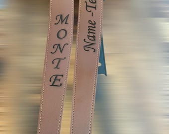 Personalized Guitar Strap | Genuine Leather, Custom Made, Adjustable Length, Unique Gifts for Musicians & Guitar Lovers