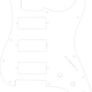 Fire Pattern Stratocaster Pickguard Custom Strat Guitar Upgrade HSS SSS 11-Hole Fender Compatible image 4