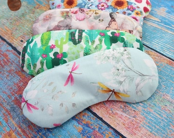 Amaranth eye pillow "Eyebright" with lavender scent and removable cover, relaxation, yoga, wellness, cooling pillow, meditation pillow