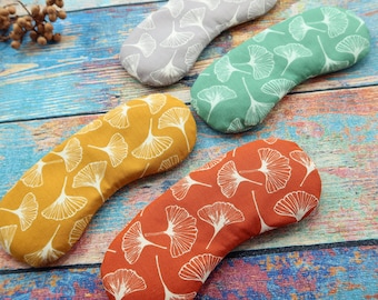 Amaranth Augenkissen "Augentrost"mit Lavendelduft und abnehmbarem Bezug,Ginkgo,Eukalyptus,Savasana ,Augenkissen Yoga ,Augenkissen Meditation