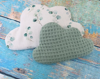 Grain pillow cloud made of cotton, organic spelt, heat pillow, heat pillow, organic, waffle pique, eucalyptus, gift