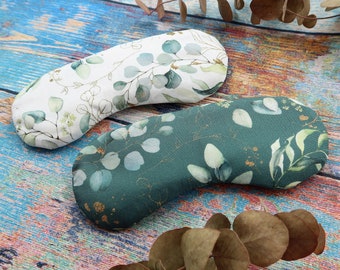 Amaranth eye pillow "Eyebright" with removable cover, sleep mask, relaxation, gift woman, yoga, eucalyptus, Easter gifts