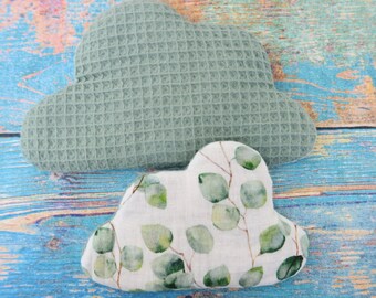 Spelt cloud, spelt pillow, heat cushion, cloud, spelt pillow in cloud shape, eucalyptus, gift