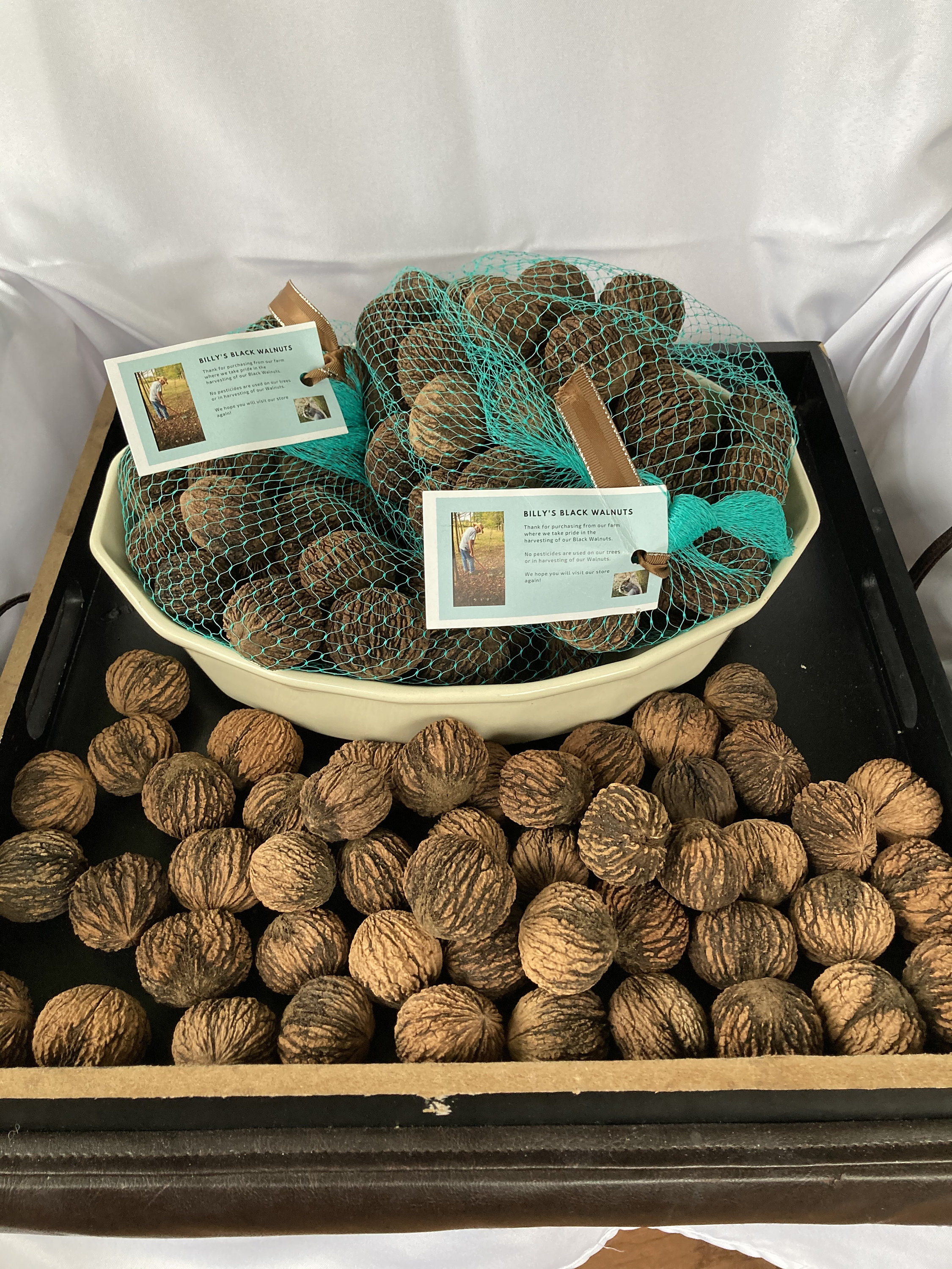 ORGANIC BLACK WALNUTS - No Pesticides Used on Trees, or When