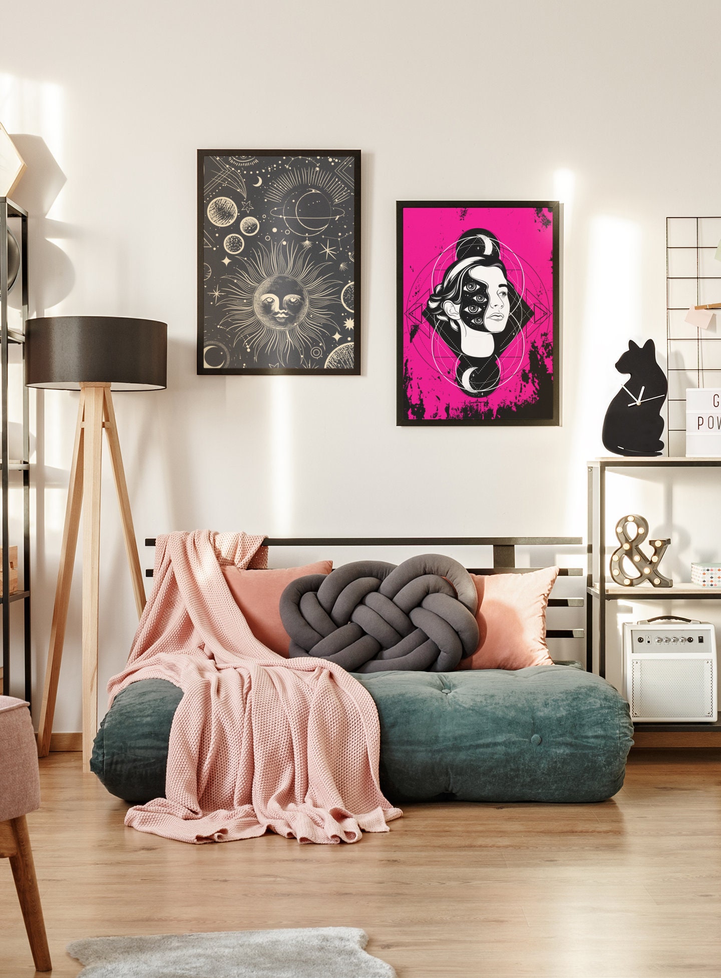 Wand-Kunstdruck-Kollektion Vielzahl von Retro-Drucke für | Etsy