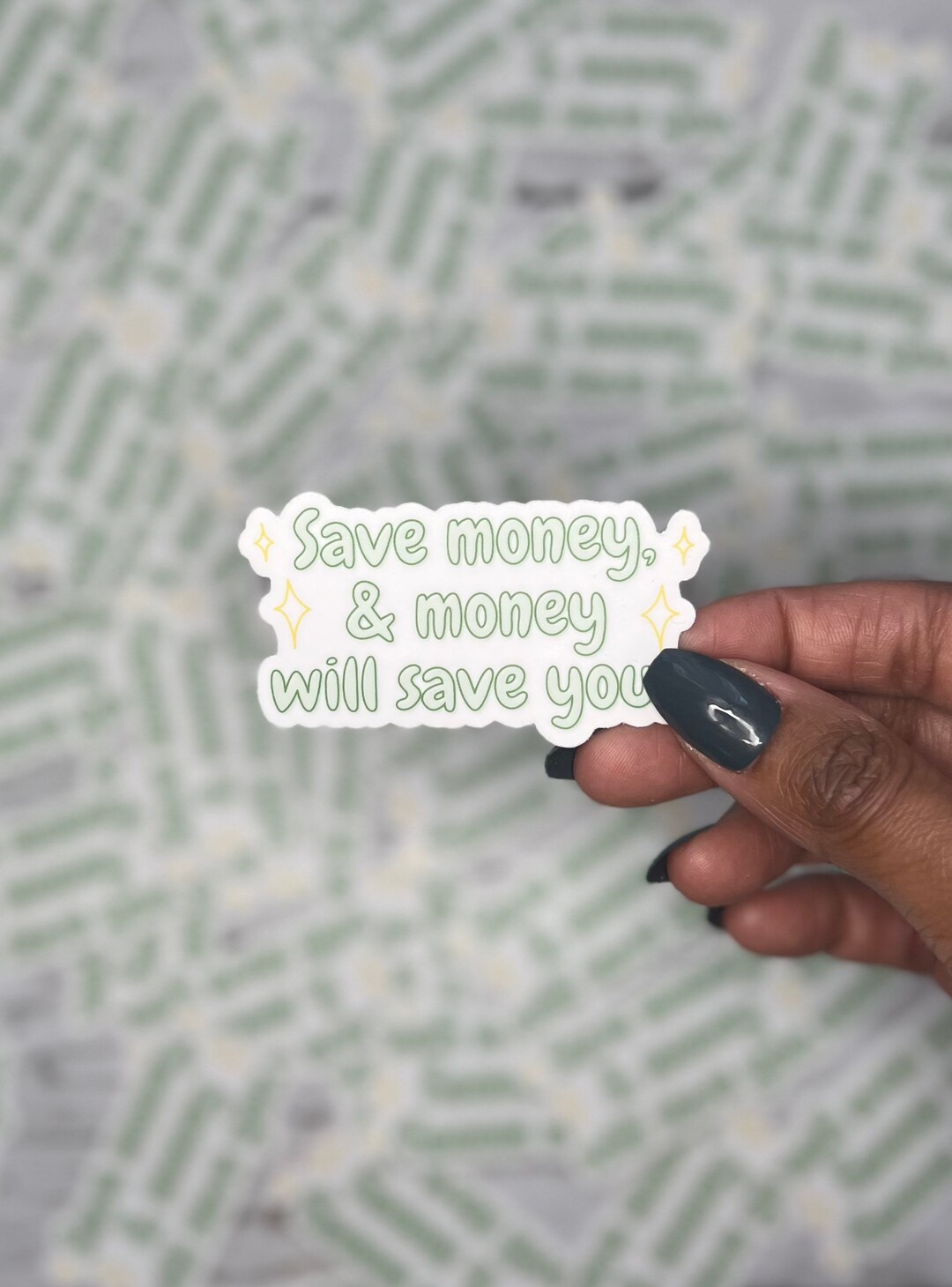 Small Save Sticker Save Money Sticker: Inspirational Laptop Decal - Dishwasher Safe - Etsy