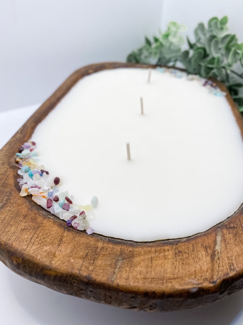 Dough Bowl Candle Vegan Soy Wax Eco-Friendly Holiday Gifts HomeDecor Custom Gifts image 4