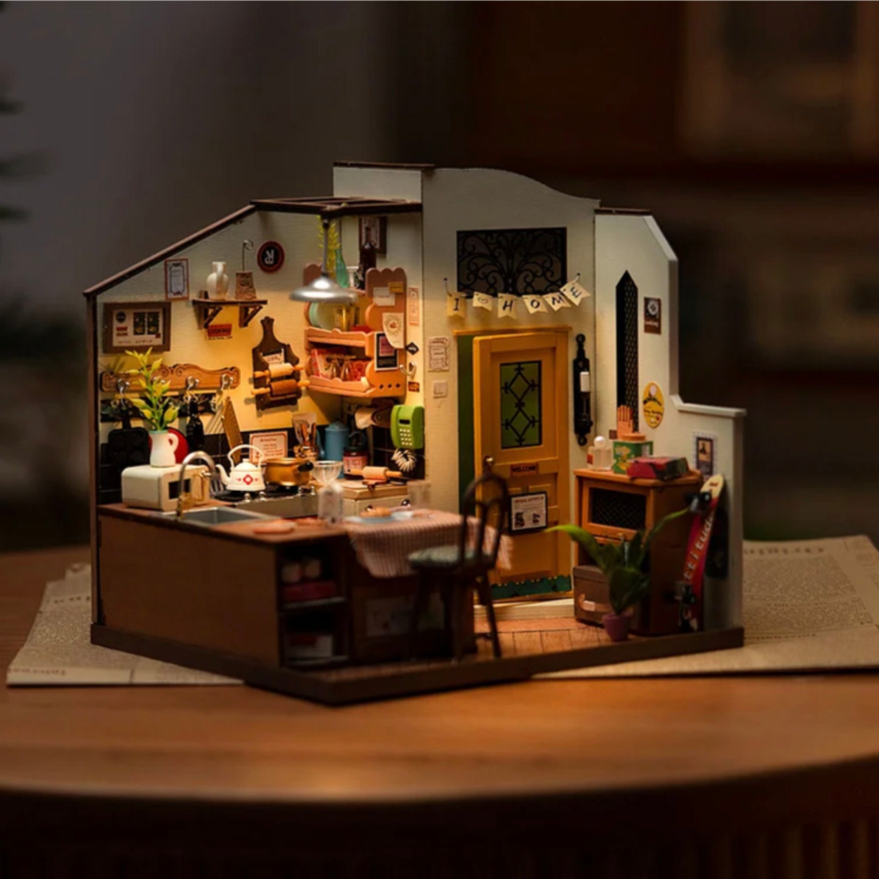 Rolife DG157 Mose's Detective Agency DIY House - Cutebee Dollhouse