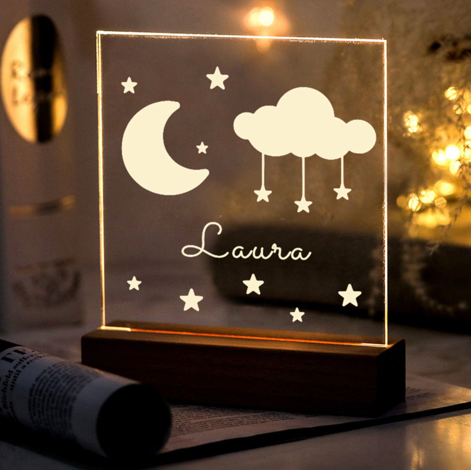 Lampe Nuage LED mur de nuages mené Lumière d'ambiance Cadeau de Noël  parfait Veilleuse LED Illuminez le nuage Chambre d'enfants Mariages Accord  -  France