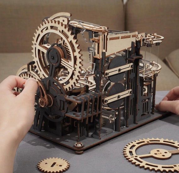 ROKR Puzzle 3D Madera Maquetas para Montar Carrera de mármol Modelo me – no  se que regalar