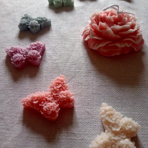 Segnaposto Farfalla, wax melt, cera profumata, candela, bomboniera per nascita, compleanno, battesimo, comunione, baby shower, matrimonio