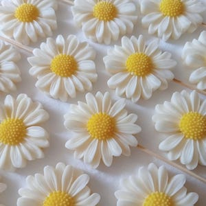 Segnaposto Margherita, wax melt, cera profumata, bomboniera, nascita, compleanno, battesimo, matrimonio, baby shower, cerimonia, evento
