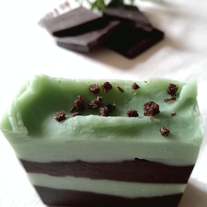 Menta & Cioccolato - Sapone artistico fatto a mano - "After night" inspired