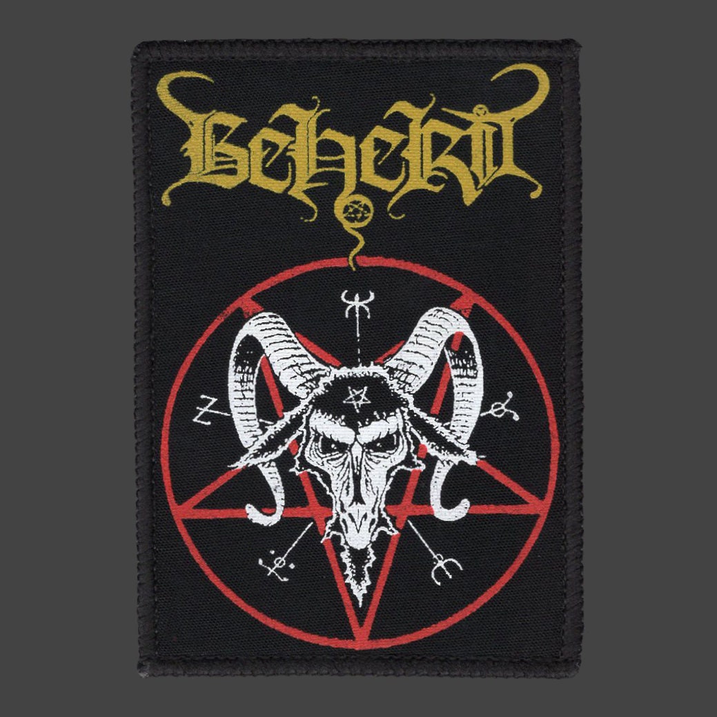 Beherit print patch black metal band Etsy