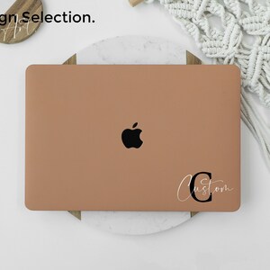 Monogram macbook case top