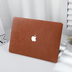 Bruin lederen nieuwe MacBook M2 Air 13 A2681 Pro 13 A2338 Pro 14 Pro A2442 Pro 16 inch 2022 unieke laptophoes