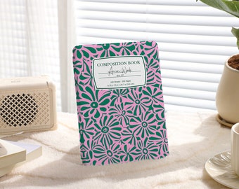 Pink Flowers in the Green Field All New Kindle Paperwhite 2021/2022 Case, Paperwhite 6.8 Case Kindle 10th 11th Gen, Paperwhite Case Cover