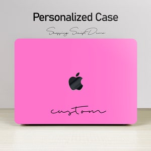 Barbie Pink New Pro Mac Hard Protective Case Personalized Name For MacBook Air 11/13 Pro13/14/15/16 2008-2021 12 Inch image 2