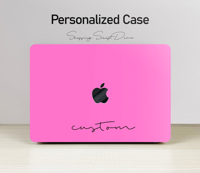 Barbie Pink New Pro Mac Hard Protective Case Personalized Name For MacBook Air 11/13 Pro13/14/15/16 2008-2021 12 Inch image 2