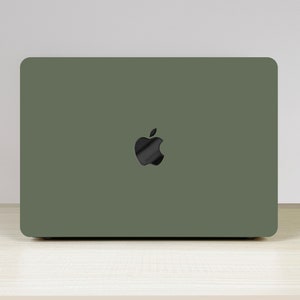 Olive Green Frosted Texture Macbook case Cover for MacBook Air 11