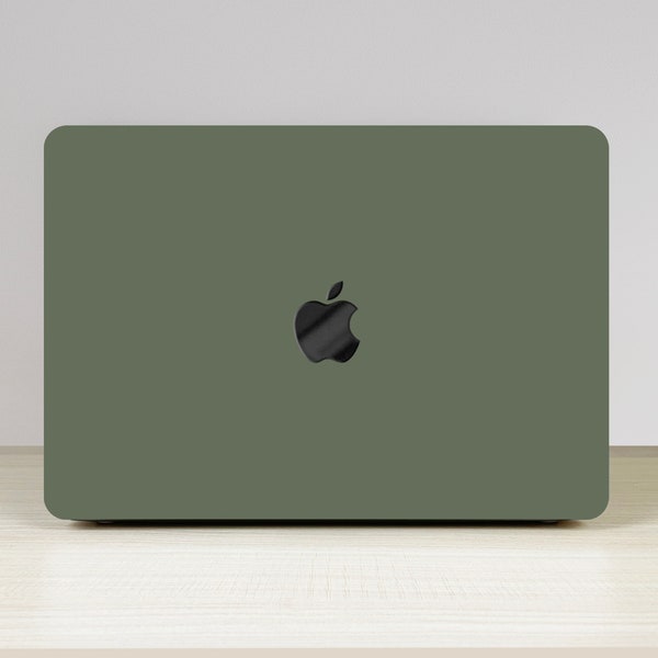 Cactus Green New Pro Mac Hard Protective Case Personalized Name For Macbook Air 13 M2 Case Pro13/14/15/16 2008-2023 12 Inch