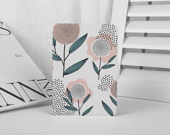 Abstract Spot Floral Kindle Paperwhite Case, Kindle Paperwhite Case 11th Generation, All New Kindle Case Kindle Cover, Kindle Case