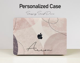 Simple hembra Beige nuevo Pro Mac funda protectora dura nombre personalizado para Macbook Air 11/13 Pro13/15/16 2008-2020 12 pulgadas