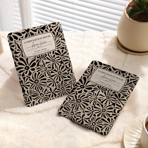 Black Flowers in the Khaki Field All New Kindle Paperwhite 2021/2022 Case, Paperwhite 6.8 Case Kindle 10th 11th Gen, Paperwhite Case Cover image 3