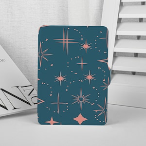 Pink Stars Kindle Paperwhite Case, Kindle Paperwhite Case 11th Generation, All New Kindle Case Kindle Cover, Kindle Case