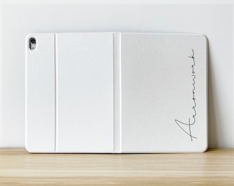 Personalized Custom Initials Name Flip Apple iPad Case For Air iPad Pro  2020 inch Pro 11, Mini Cover