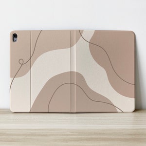 Coffee series mixed color iPad Case For Air 4 Air 5 Case with Apple Pencil Hold, iPad 10.2 10.9 10.5 Case, Pro 12.9 Pro 11 2022 iPad Cover