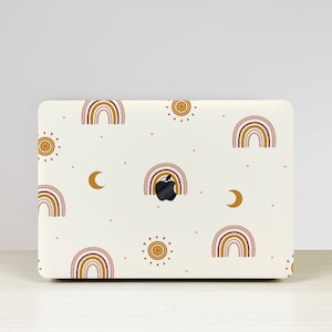 Hill Sun Cartoon New Pro Mac Hard Protective Case Personalized Name For Macbook Air 11/13 Pro13/15/16 2008-2020