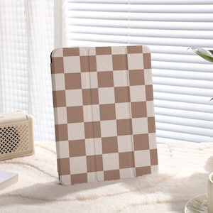 Tableau classique marron foncé avec nom personnalisé, toute nouvelle coque pour iPad Air 4, Air 5 6, iPad Pro 2024 13 pouces 12,9 Pro 11, iPad 10 Mini 6