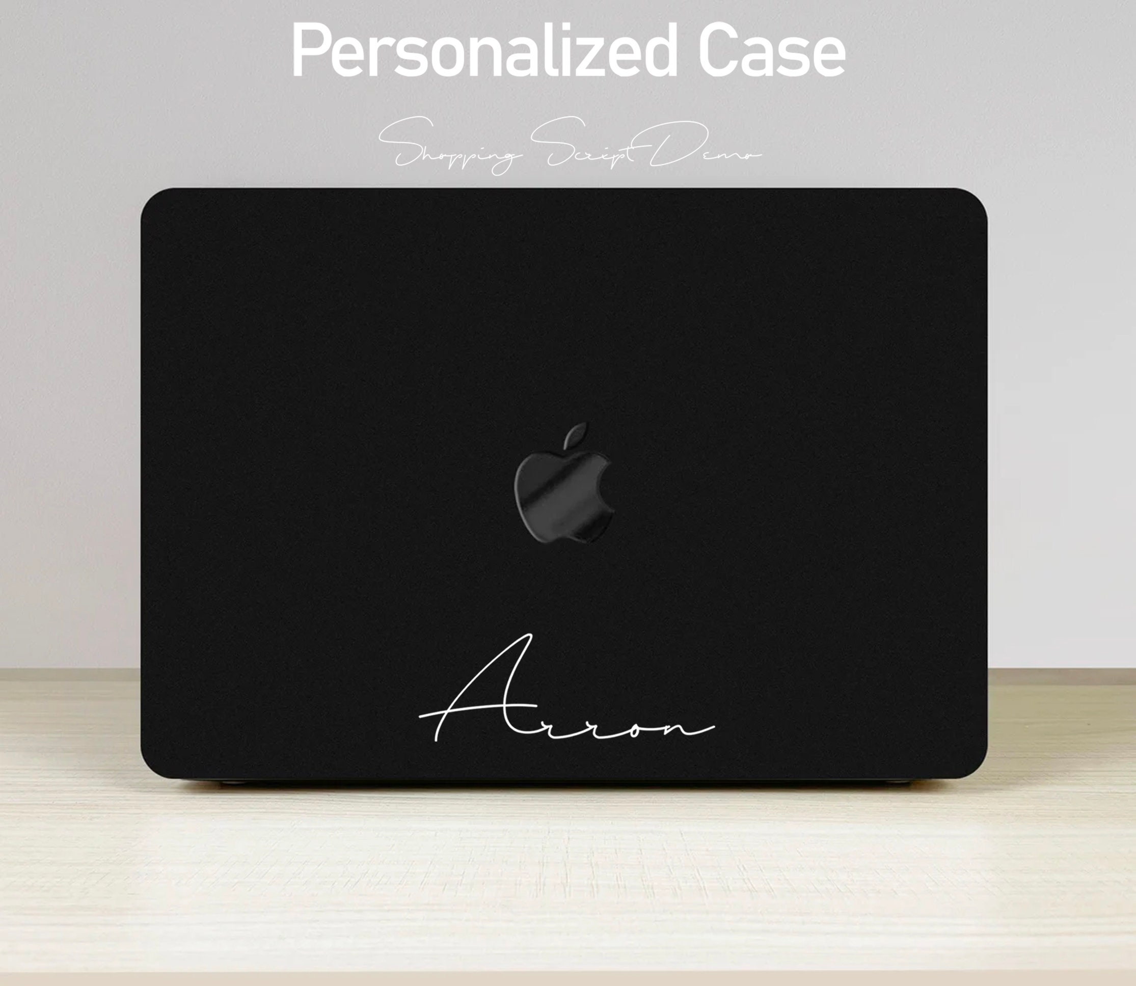 Texture Black Macbook laptop Case Cover for MacBook Air 11/13 Pro
