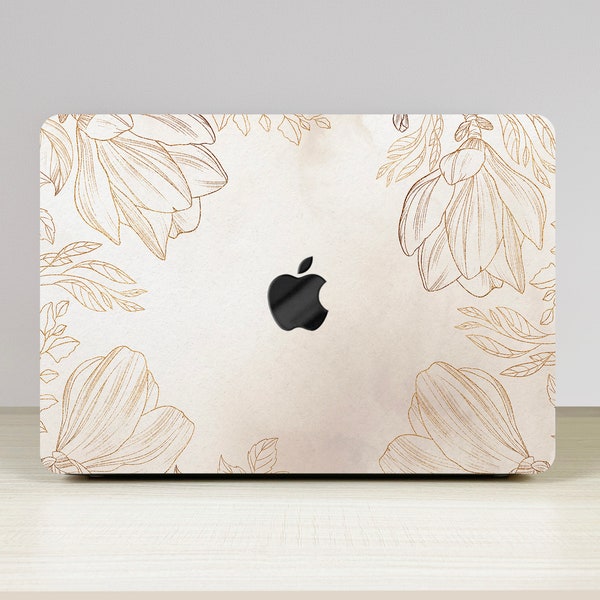 Magnolia Line New Pro Mac Hard Protective Case Personalized Name For Macbook Air 11/13 Pro13/14/15/16 2008-2020