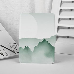 Jade Ink Mountian Kindle Paperwhite Case, Kindle Paperwhite Case 11th Generation, All New Kindle Case Kindle Cover, Kindle Case