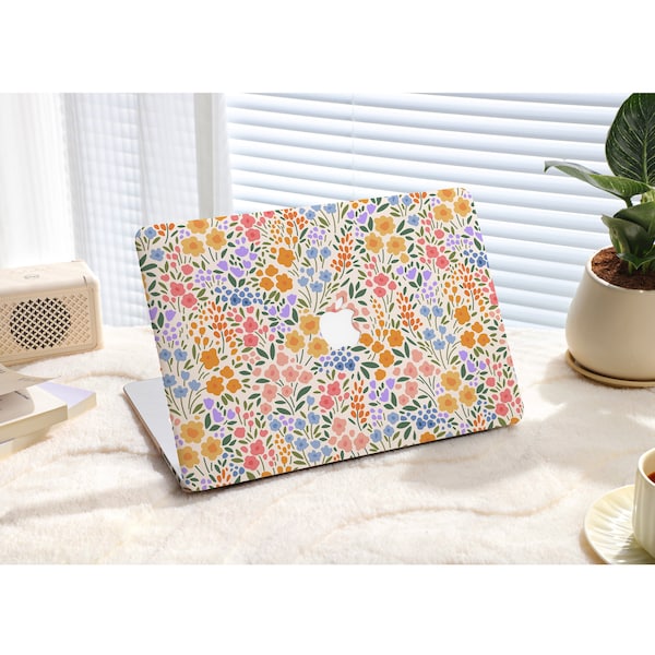 Flower Gardens in Spring New M1/M2 Pro Mac Hard Protective Case Personalized Name For Macbook Air 11/13 Pro13/14/15/16 2020/21/23