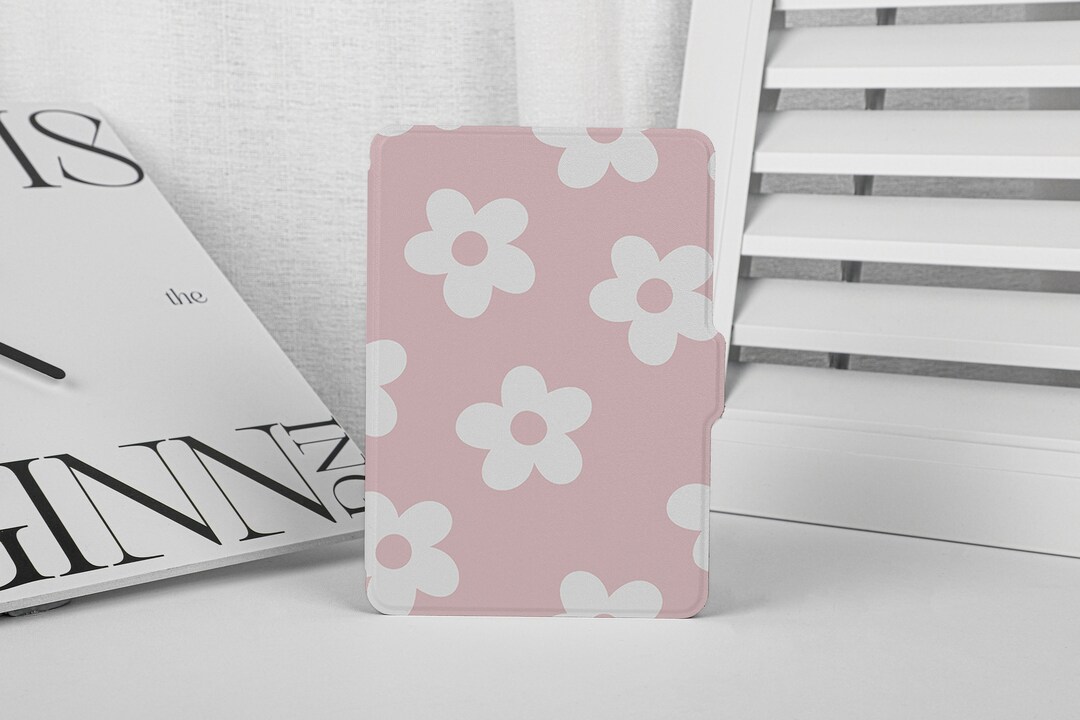 Pink Flowers Kindle Paperwhite Case, Kindle Paperwhite Case 11th