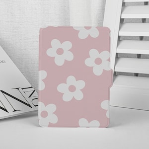 Pink Flowers Kindle Paperwhite Case, Kindle Paperwhite Case 11th Generation, All New Kindle Case Kindle Cover, Kindle Case