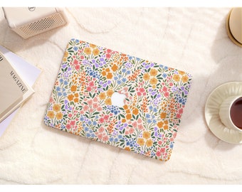 Flower Gardens in Spring New M1/M2 Pro Mac Hard Protective Case Personalized Name For Macbook Air 11/13 Pro13/14/15/16 2020/21/23