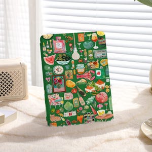 Groovy Green Market Kindle Paperwhite Case: 2021/2022, 6.8&quot;