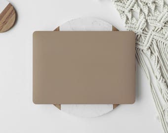 Cozy Brown New Pro Mac Hard Protective Case Personalized Name For Macbook Air 11/13 Pro13/14/15/16 2008-2021 12 Inch A2681